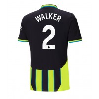 Manchester City Kyle Walker #2 Fußballbekleidung Auswärtstrikot 2024-25 Kurzarm